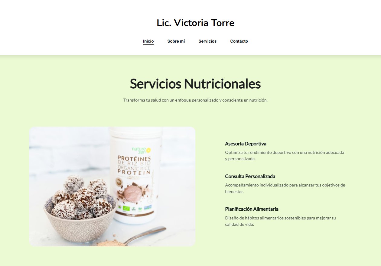 Lic. Victoria Torre - Nutricionista
